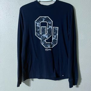 ‘47 Boomer! OU University of OK Mens Long Sleeve T-shirt Small GUC
